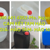 Can nhựa chứa xăng dầu 25 lít, can nhựa 20 lít đựng hóa chất ngành y tế 