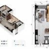 Chính chủ bán nhanh 1PN+1 (41.28m2) giá 2ty đã TT 30%