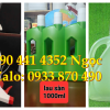 Can nhựa 1 lít đựng nhớt, can nhựa 2 lít đựng chất làm mát động cơ 