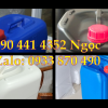 SX can 20 lít đựng thuốc nhuộm, can 25 lít vuông trắng, can xanh 30 lít đựng axit đậm đặc 