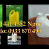 Can vuông 500ml đựng hóa chất bào chế, can nhựa 1 lít dày trưng cất hóa chất 