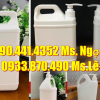 Bình nhựa 500ml vuông, can nhựa 1 lít vuông, can nhựa 2 lít tròn đựng nước rửa chén 