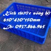 Sọt nhựa chứa rau củ ở cửa hàng tiện ích, sóng nhựa rỗng, sọt cao 15 tại Long Biên 