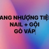 Do có việc cá nhân nên mình cần sang lại tiệm nail + gội + chăm sóc da cơ bản tại Gò Vấp