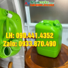 SX can nhựa 30 lít màu trắng trong, can nhựa vuông 20 lít đựng giấm, xăng dầu 