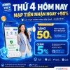 MobiFone TẶNG 50% giá trị nạp tiền cho thuê bao xác nhận/chuẩn hóa thông tin