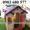Nhà chơi cổ tích bằng nhựa cho trẻ em mầm non