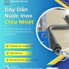 Dây Dẫn Nước Inox | Dây Cấp Nước Inox Chịu Nhiệt - Chống gỉ, Bền Bỉ, An Toàn