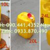 Gía can nhựa 25 lít, can 20 lít đựng thuốc tẩy, can nhựa 10 lít xanh đựng chất tẩy rửa 
