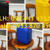 Can nhựa 25 lít trắng trong, can nhựa 20 lít đựng mật đường, can nhựa 10L đựng bazơ 
