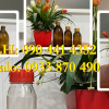 Chai thủy tinh 1 lít, vỏ chai thủy tinh 500ml, chai thủy tinh 250ml đựng nước giải khát có gas
