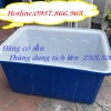 Bồn 2 lớp, Thùng đựng hóa chất có 2 lớp, thùng dung tích 500l
