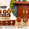 Cửa Thép Vân Gỗ Tại Phú Lâm, TP. HCM | Đẹp, Bền, An Toàn