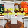 Gía can nhựa 500ml, can nhựa 1 lít vuông, can nhựa đựng 2 lít hóa chất có màu 