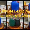 Can nhựa 25 lít vuông đựng muối axit, can nhựa 30 lít đựng hóa chất sinh khí 
