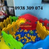 Nhà banh nhựa lắp ghép trẻ em, nhà banh nhựa mầm non