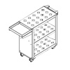 Kệ để chuôi dao BT40 3 tầng