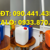 Can nhựa 30 lít đựng thủy ngân, can nhựa 25 lít đựng bazơ, can nhựa 20 lít đựng chất tách 