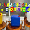 Can nhựa 24 lít đựng nông dược pha loãng, can nhựa 22 lít đựng chất xúc tác hóa học 
