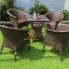 Bàn ghế Cafe mây nhựa QD- 074