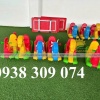 Bập bênh nhựa trẻ em mầm non, bập bênh đôi nhựa mầm non mẫu giáo