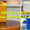 Vỏ can nhựa 1 lít đựng hóa chất, can nhựa vuông 2 lít, can nhựa 5 lít vuông có vòi nhấn 