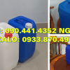 Vỏ thùng nhựa 30 lít đựng dầu nhớt, can nhựa 25 lít đựng hóa chất gốc axit 
