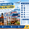 Thủ tục nhập khẩu rượu các loại
