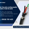 Cáp tín hiệu chống nhiễu RS485 2 Pair 18AWG phân phối Hà Nội, Hải Phòng, Hải Dương