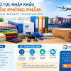 Thủ tục nhập khẩu văn phòng phẩm