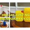Thùng nhựa 20 lít đựng thuốc diệt sâu bọ, can nhựa 25 lít vuông trắng, can nhựa 30 lít xanh dày 