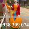 Tượng cổ tích mầm non, tượng bạch tuyết, tượng chú bé cưỡi trâu, tượng cô tấm, tượng hươu sao