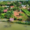 Chỉ 2 tỷ xxx sở hữu quỹ đất đẹp view hồ, nhà gỗ sẵn, mặt tiền đường bê tông, đường quy hoạch 12m