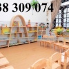 Kệ gỗ mầm non Montessori kệ gỗ mầm non nhiều mẫu chất lượng cao