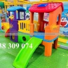 Bộ nhà leo cầu trượt 2 khối đa năng mầm non,nhà leo cầu trượt 2 khối cho bé mầm non giá rẻ