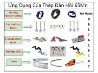 Bán thép đàn hồi 65Mn