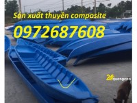 Bán thuyền composite, xuồng ghe composite cho 4 -8  người giá rẻ