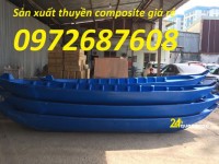 Bán thuyền composite, xuồng ghe composite cho 4 -8  người giá rẻ