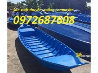 Bán thuyền composite, xuồng ghe composite cho 4 -8  người giá rẻ