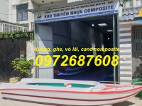 Xuồng nhựa câu cá, xuồng composite giá rẻ TP HCM 