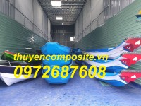 Xuồng nhựa câu cá, xuồng composite giá rẻ TP HCM 