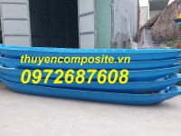 Xuồng nhựa câu cá, xuồng composite giá rẻ TP HCM 