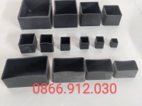 Bịt trong vuông 100, bịt âm 100x100, nút cao su bịt đầu sắt hộp vuông 100, bịt đầu ống sắt 100x100