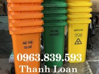 Giá thùng rác nhựa 120L rẻ. Lh 0963.839.593 Thanh Loan