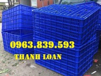Sóng nhựa hs015 - sóng nhựa 26 bánh xe đựng nguyên vật liệu rẻ / 0963.839.593 Ms.Loan