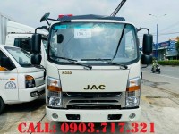 Bán xe tải Jac N350S động cơ Cummins thùng bạt 4m3 bảo hành 5 năm