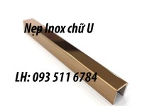 Nẹp góc Inox chữ V Nẹp U Inox màu