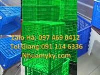 Sóng nhựa 26 bánh xe, Thùng nhựa, Sóng nhựa bít 1T5, Sóng nhựa hở 3T9, Sọt Nhựa Đựng Trái Cây