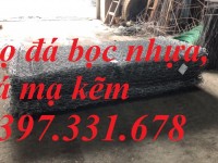 Rọ đá,  Hộc đá, Rọ đá mạ kẽm, Rọ đá bọc nhựa hàng sẵn kho