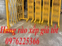 Sản xuất hàng rào xếp kéo tay di động